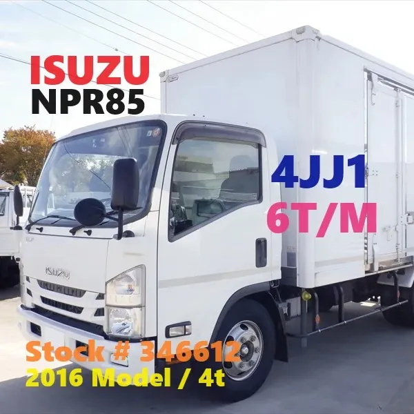 Japanese Used Good Conditioned ELF ISUZU Van Trucks For Sale