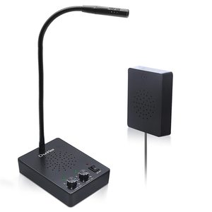 Daytech tedarikçiler pencere hoparlör interkom 2 yollu interkom sistemi anti-girişim hoparlör banka sayaç hastane için - Product Image 2