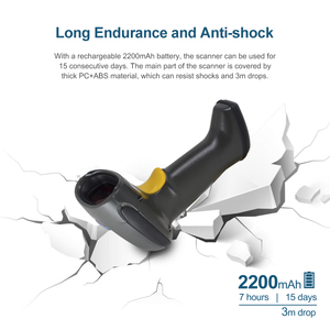 Hot Selling 2D 2.4G Barcode Reader Wireless Handheld <strong>QR</strong> <strong>Code</strong> Scanner for XB-6208RB - Product Image 5