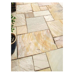 Chất Lượng Cao Hình Vuông Tự Nhiên <span class=keywords><strong>Yella</strong></span> Bạc Hà Đá Sa Thạch Cho Nội Thất Bên Ngoài Bức Tường Trang Trí Tại Giá Thấp Nhất - Product Image 1