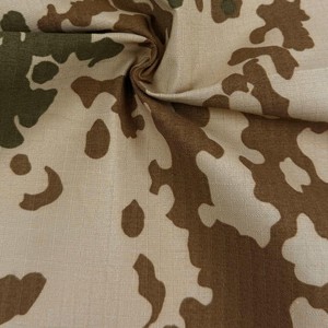 Đức-patterned sa mạc ngụy trang vải 80% polyester 20% cotton kẻ sọc vải không thấm nước thoáng khí cho đồng phục chiến thuật hat - Product Image 3