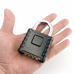 Factory Short Long Shackle <strong>Bottom</strong> <strong>Code</strong> Push Button 4 Digit Combination Padlock for Gate - Product Image 2