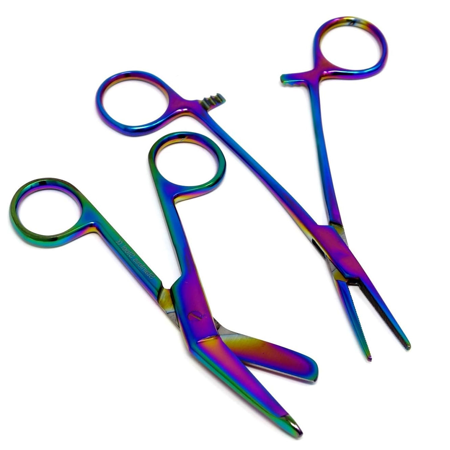 Multi Rainbow Color Lister Bandage Trauma Shears
