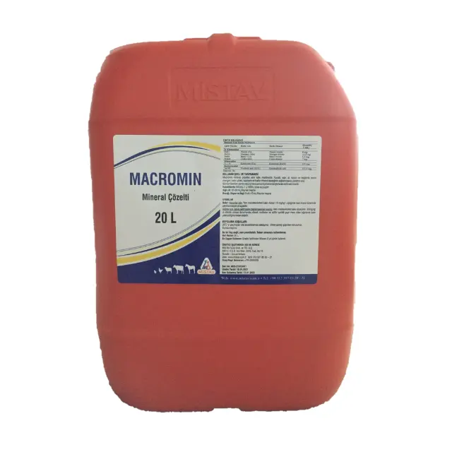 Private Label OEM Product Wholesale Macromin Oral Solution is a Feed Additive for Poultry Cattle Camels Horses Calves Sheep Goat