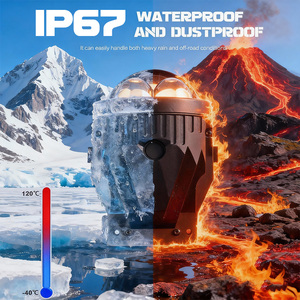 Xenplus Lf24 160W 56000lm 3 Inch LED Kép Trực Tiếp Hi/<span class=keywords><strong>Lo</strong></span> Chùm Chiếu Ống Kính 6000K Màu Trắng Sương Mù Chiếu Đèn - Product Image 5