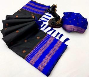 Mumbai Ragini vol 6 maharashtra özel yumuşak ipek toptan sarees - Product Image 6
