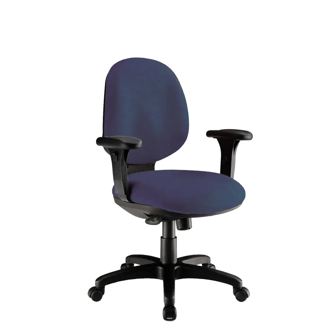 Comfort Executive Office Chair with PU Foam Padding and Fabric Upholstery