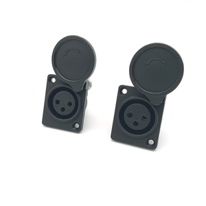 3-Pin XLR Female Jack Panel Mount Microphone Connector Adapter Converter Audio <strong>Speaker</strong> for Multi-Function Cable Tester - Product Image 2