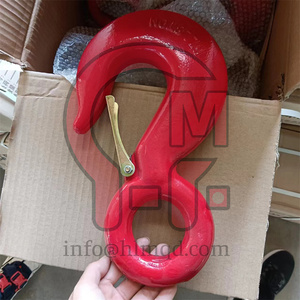 Hlm mạ kẽm nâng Palăng móc Carbon thép hợp kim thép mắt móc clevis lấy móc xoay móc lớn mở Loại Nâng Móc - Product Image 2