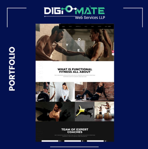 Custom Design Creative <strong>Website</strong> Design for Fitness Trainers Make <strong>a</strong> Lasting Impression Build Social Media App from India - Product Image 2