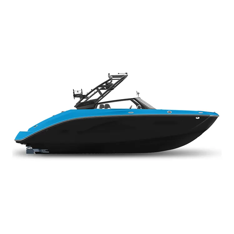 Tous les bateaux de pêche en aluminium soudé bateaux à grande vitesse avec moteur Yamaha 255XE vente chaude en vente