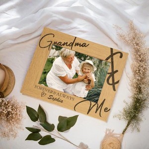 Lớp thanh lịch và khung hình cháu gái, quà tặng bà cá nhân, bảo mẫu, Nana ,Granny ,Nanna, quà tặng ngày của mẹ - Product Image 5
