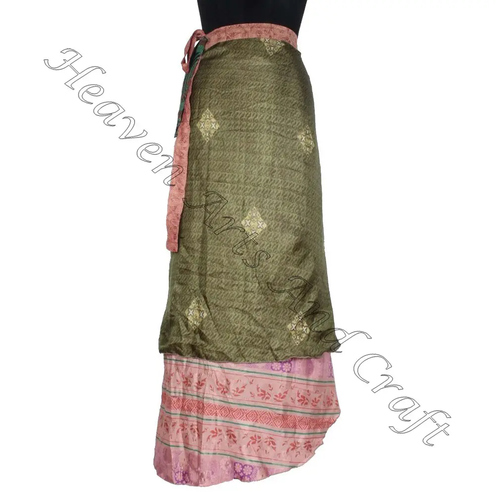 Sari Wrap Dress Beach Wraps Skirts boho stylish multi color summer wear comfortable fashion hippie style free size gypsy women