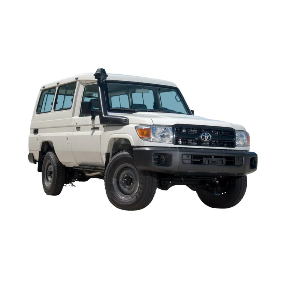 Pronto per la spedizione per Toyota Land Cruiser 78 usato 13 posti e fuoristrada senza sfiato con aria condizionata, airbag, ABS e portapacchi