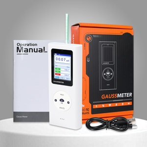 Digital Gauss Meter Tesla Meter Portable Magnetic Field Detector 0~25k Gs Range Colored Display for Magnet <strong>Testing</strong>