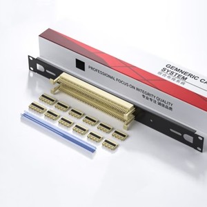 110 <strong>Type</strong> 50 Pairs Wiring Block Voice Telephone Network <strong>Patch</strong> <strong>Panel</strong> for 19 Inch Server Rack Cabinet - Product Image 1