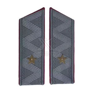 Durable Shoulder Epaulettes With <strong>Hook</strong> and <strong>Loop</strong> Backing Embroidered Epaulettes Shoulder <strong>Straps</strong> for Service Uniform - Product Image 1