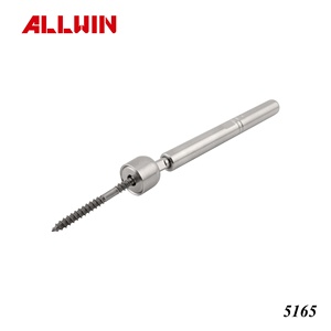 Thép không gỉ Cáp lan can phù hợp nhanh chóng khóa góc miễn phí có thể tháo rời vít mùa xuân khóa tensioner - Product Image 3