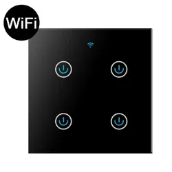 WiFi Black 4Gang