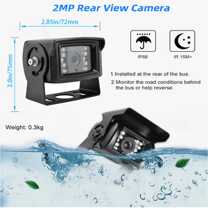 High Quality Rear View Backup <strong>Camera</strong> with Night Vision for Trucks Waterproof AHDL Front <strong>Reverse</strong> Image <strong>Sensor</strong> 1 Year Warranty