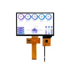 <strong>7</strong> Inch Wide <strong>Temperature</strong> TFT <strong>LCD</strong> <strong>Display</strong> -30&deg;C to 85&deg;C 1024x600 EK73215&amp;EK79001 High-brightness LVDS With Capacitive Touch - Product Image 1
