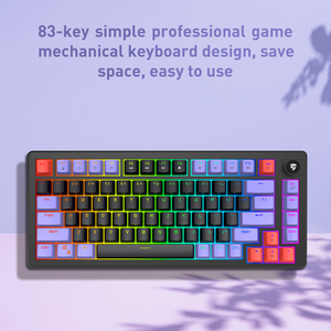 Fabricación OEM ergonómico 83 teclas diseño simple multifunción DIY inalámbrico personalizado Teclado mecánico Teclado gamer - Product Image 3