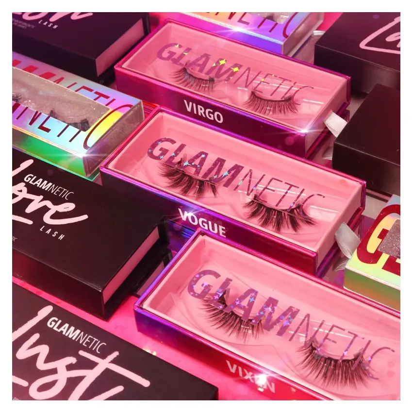 Own Brand Beauty Products Supplies Cheap Lash Boxes Custom Eyelash Packaging Box