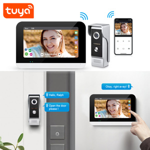 Nuevo Tuya Wifi Smart 7 pulgadas pantalla táctil Digital Video puerta teléfono Kit intercomunicador para el hogar SISTEMA DE Control DE ACCESO CONTROL DE VIGILANCIA DE LA PST-DB10 - Product Image 2