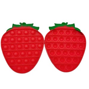 Bubble Pop Fidget <strong>Toy</strong> in <strong>Red</strong> Among Character Shape for Sensory Play Stress Relief Autism Support and Calming Activity - Product Image 2