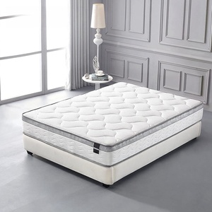 Full Queen King Size Gel Memory Foam Unabhängige Spulen Euro Top Pocket Spring Matratze für 5-Sterne-Hotel