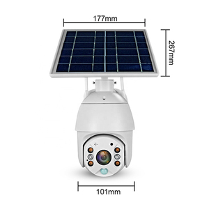 Cámara de seguridad inalámbrica 4G Wifi solar Cámara exterior 2MP 4MP S10 H.265 Cámara solar Zoom óptico 5mp 95 grados CMOS 2.4gz WIFI - Product Image 6