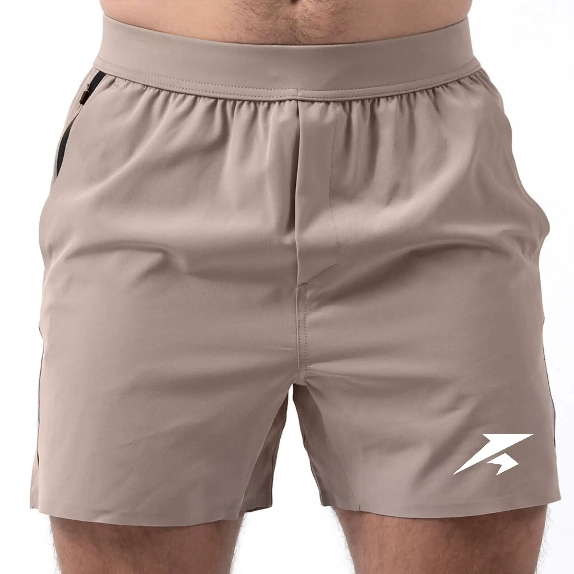 Vêtements de fitness avec logo personnalisé: rehaussez votre entraînement avec un short de gym 100% coton pour hommes