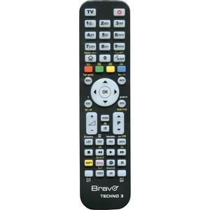 Bravo Techno 3 Programmier bare Fernbedienung 3 Speicher bänke Schwarz Modell 92602666 - Product Image 1