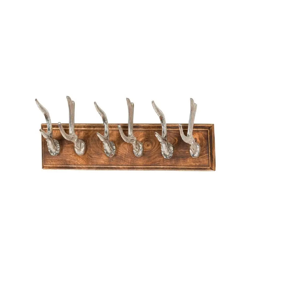 Металлические Крючки для домашнего прибора с деревянной основой, аксессуары для шкафа, металлические и деревянные рельсы, крючки в рамке