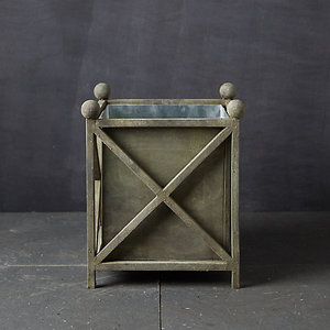Heavy Built Luxury Iron <strong>Planter</strong> Cross Iron Frame <strong>Planter</strong> Large Zinc <strong>Planter</strong> for Homes and Holets - Product Image 3