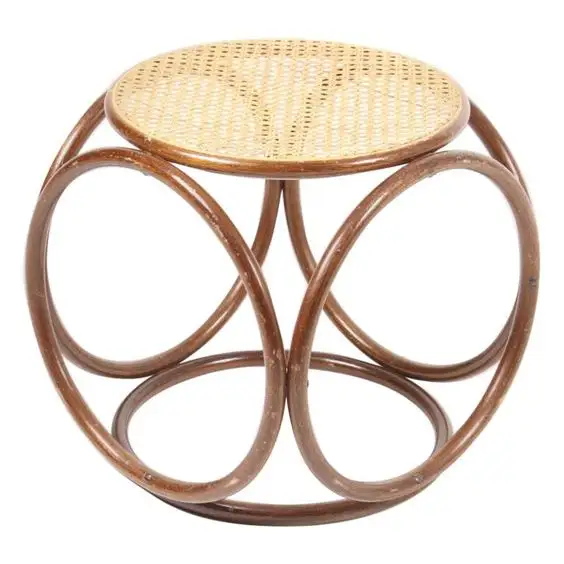 Made In India Geometrical rattan Stool Super Discount Long Lasting strong Comfortable Rattan Stool Or Bamboo Coffee Table