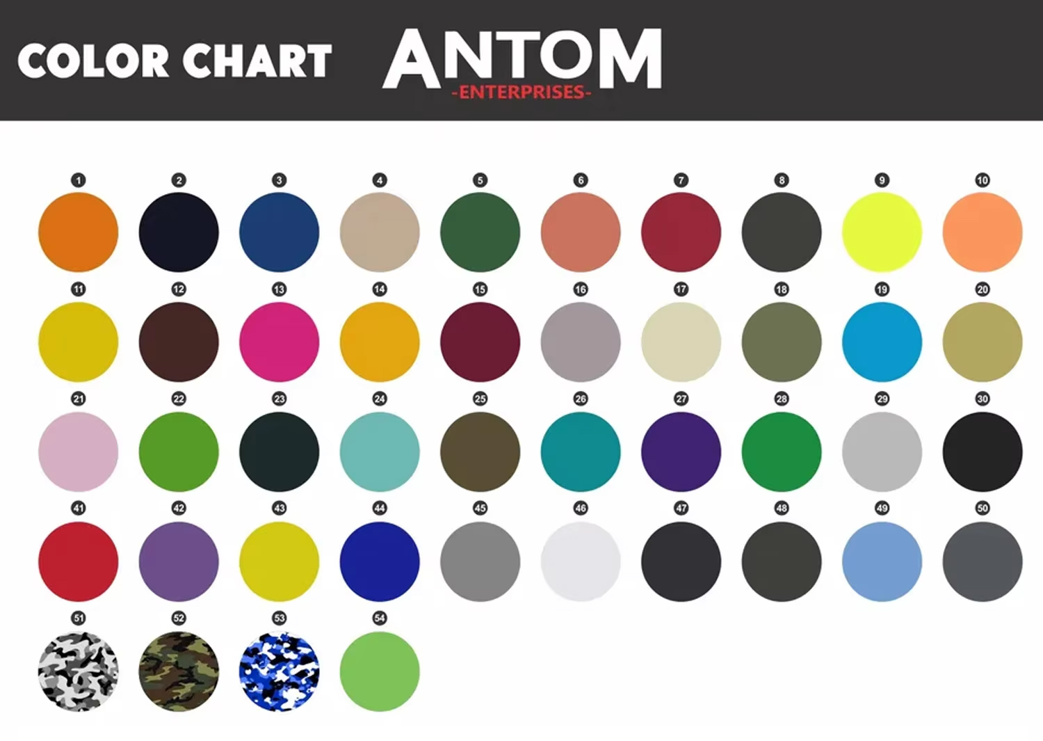 Graphique de couleur