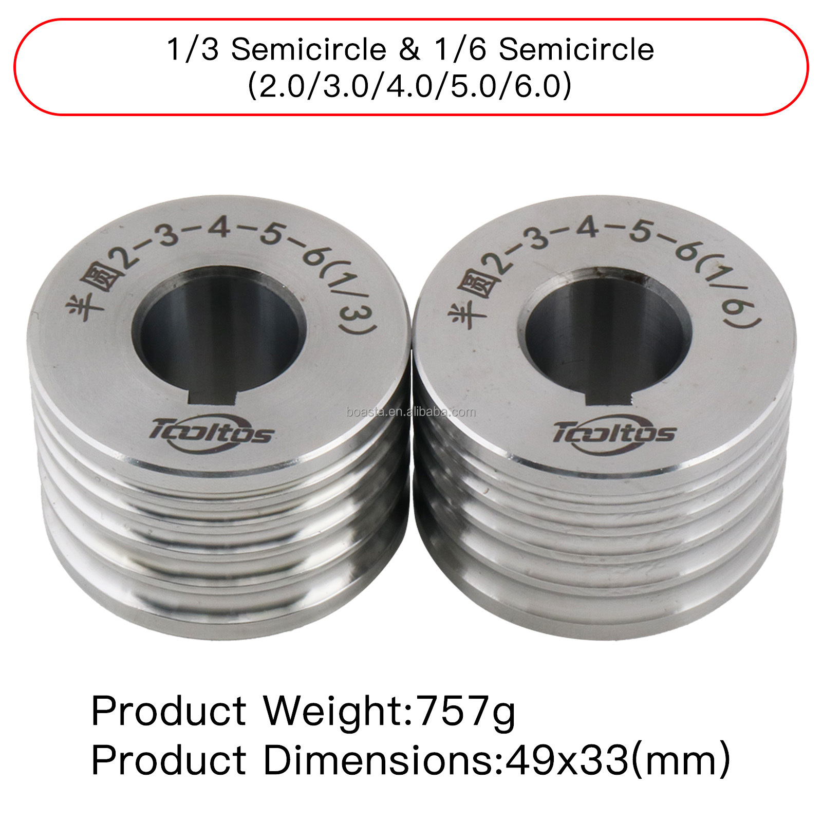 5010-1/3 Demi-cercle & 5023-1/6 Demi-cercle (2.0/3.0/4.0/5.0/6.0)