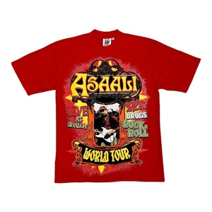 Asaali เสื้อยืดแขนสั้นวินเทจของผู้ชายผ้าฝ้ายคอมบ์หนัก230กรัมเสื้อ100% พิมพ์ลายสกรีนได้หลากหลาย - Product Image 3