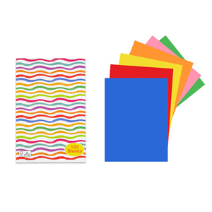 120纸A4 29.7x 21cm 80Gr/M2彩色纸块记事本 - Product Image 1