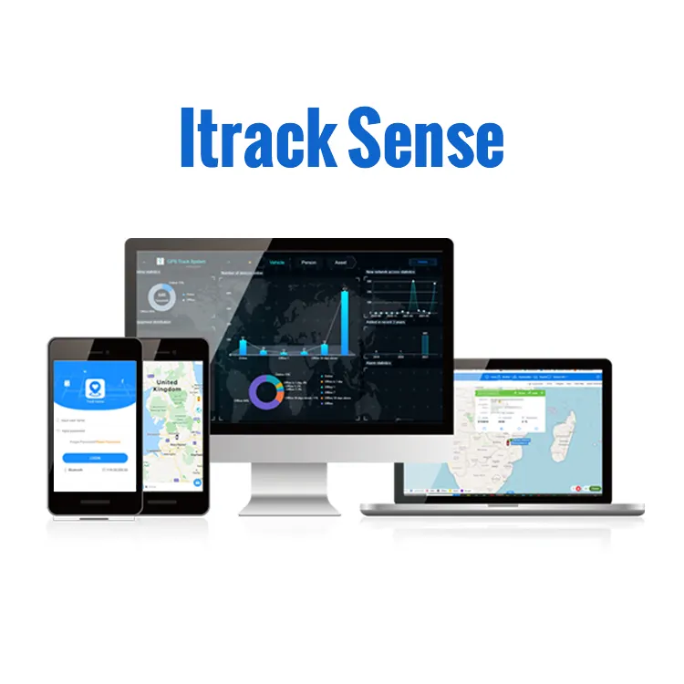 Dispositivo di localizzazione Gps Tracksense Software per veicoli sistema di localizzazione GPS per auto piattaforma Google Maps