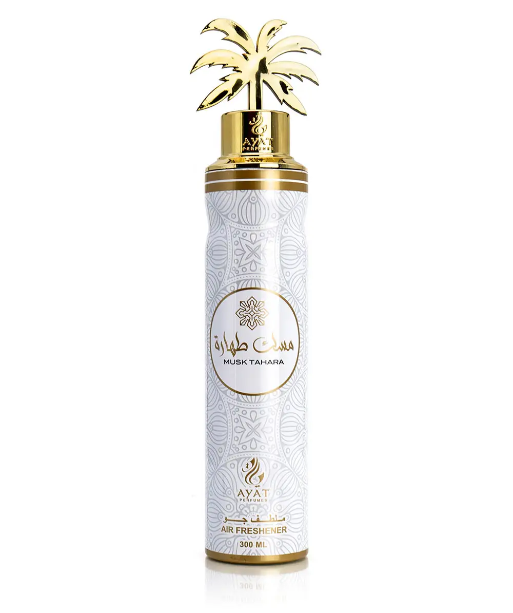 Luchtverfrisser Musk Tahara 300Ml By Ayat Parfums Air Room Spray Parfum Oosterse Geur Voor Thuisgebruik