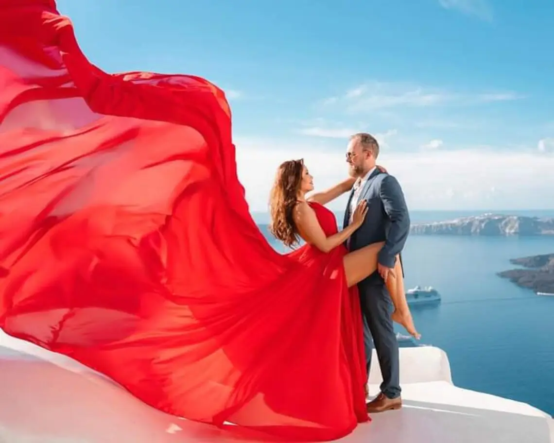 Abito Flowy Flying per le donne maternità abito lungo spiaggia Pre matrimonio vestito da servizio fotografico