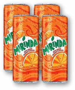 Mirindaオレンジ味ソフトドリンク缶330ml & Miranda/ Mirindaオレンジソフトドリンク-330ml - Product Image 1