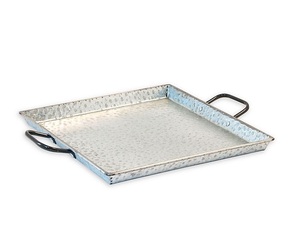 热销镀锌金属铁材料餐具托盘低价优质铁托盘 - Product Image 1