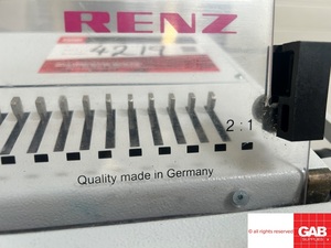 <span class=keywords><strong>Renz</strong></span> DTP 340 m Máy tính để bàn dây-o-đấm máy với 2:1 đấm công cụ để bán - Product Image 4