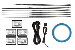 Yeni Lanseko 6 in 1 RGB 64 renk kolay kurulum App kontrol araba LED iç atmosfer ışığı - Product Image 3