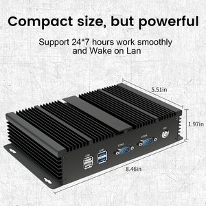 Core i7 4200U i5 4200U i3 kutulu 29fanless fansız Mini PC endüstriyel sağlam bilgisayar çift LAN 2 COM 6 COM HD-MI VGA WiFi Win10 - Product Image 6
