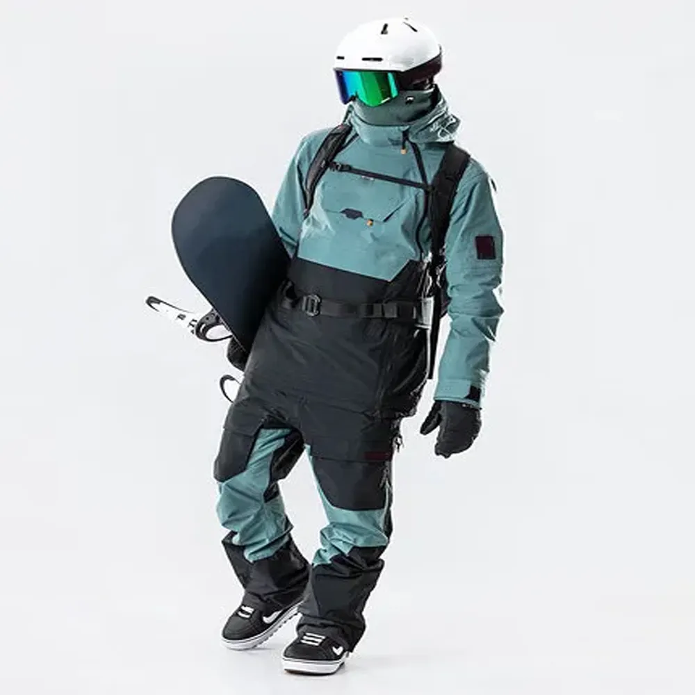 Venta al por mayor de chaquetas de esquí de nieve de alta calidad para las mujeres con capucha desmontable a prueba de viento chaqueta de snowboard de invierno