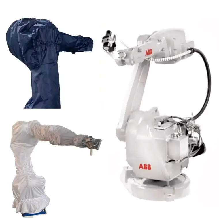 Robô ABB IRB 52 para pintura, braço de 6 eixos, alcance de 1450 mm, robô de pulverização compacto com jaqueta de proteção para pintura automática de carros